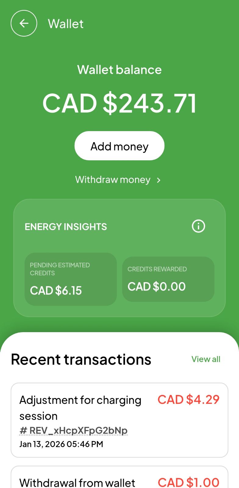 Wallet Interface